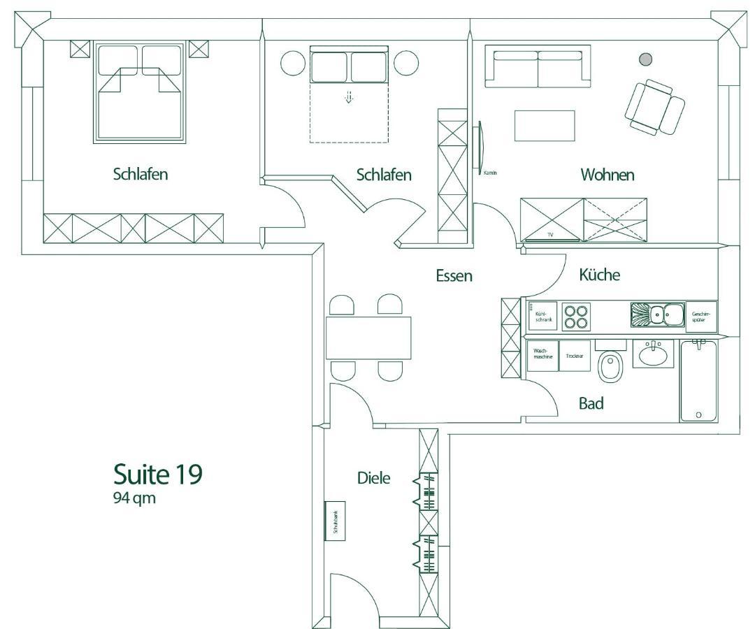 Brauhaus Suite 19 Sebnitz Luaran gambar